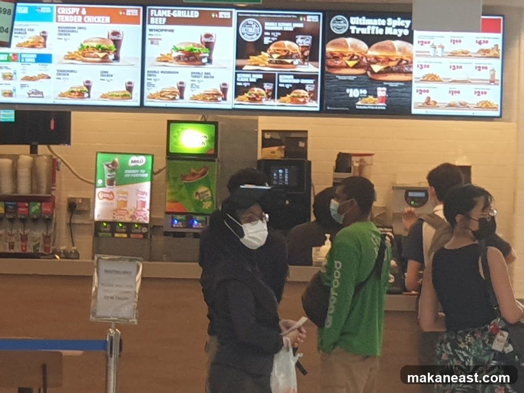 Fast Food Restaurant Menu Boards