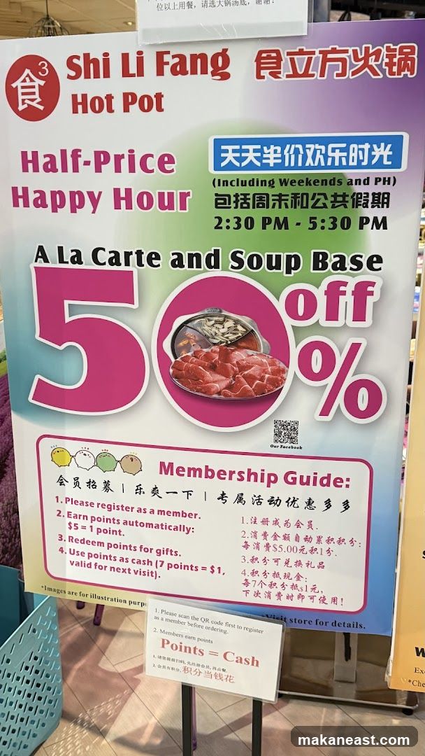 Shi Li Fang Hot Pot Happy Hour Promotion