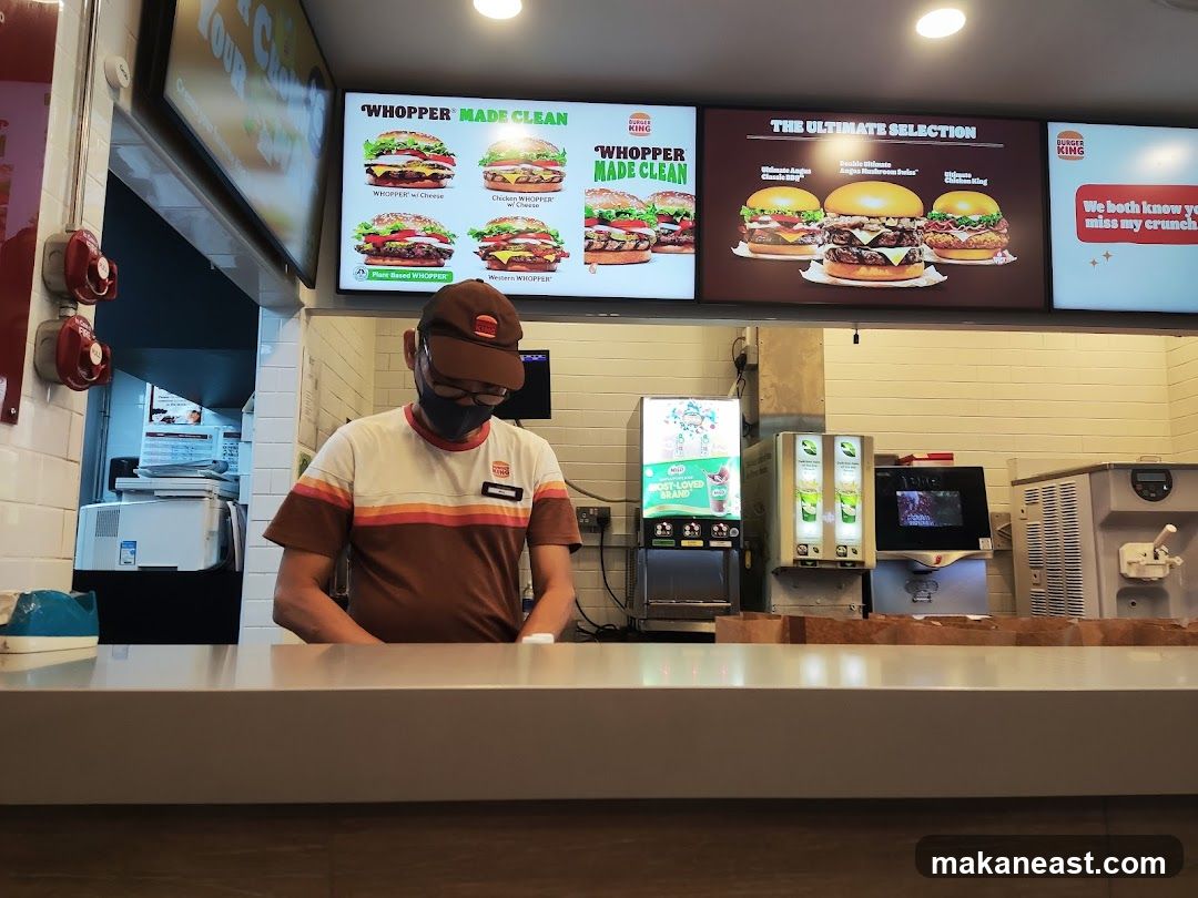 Burger King Counter
