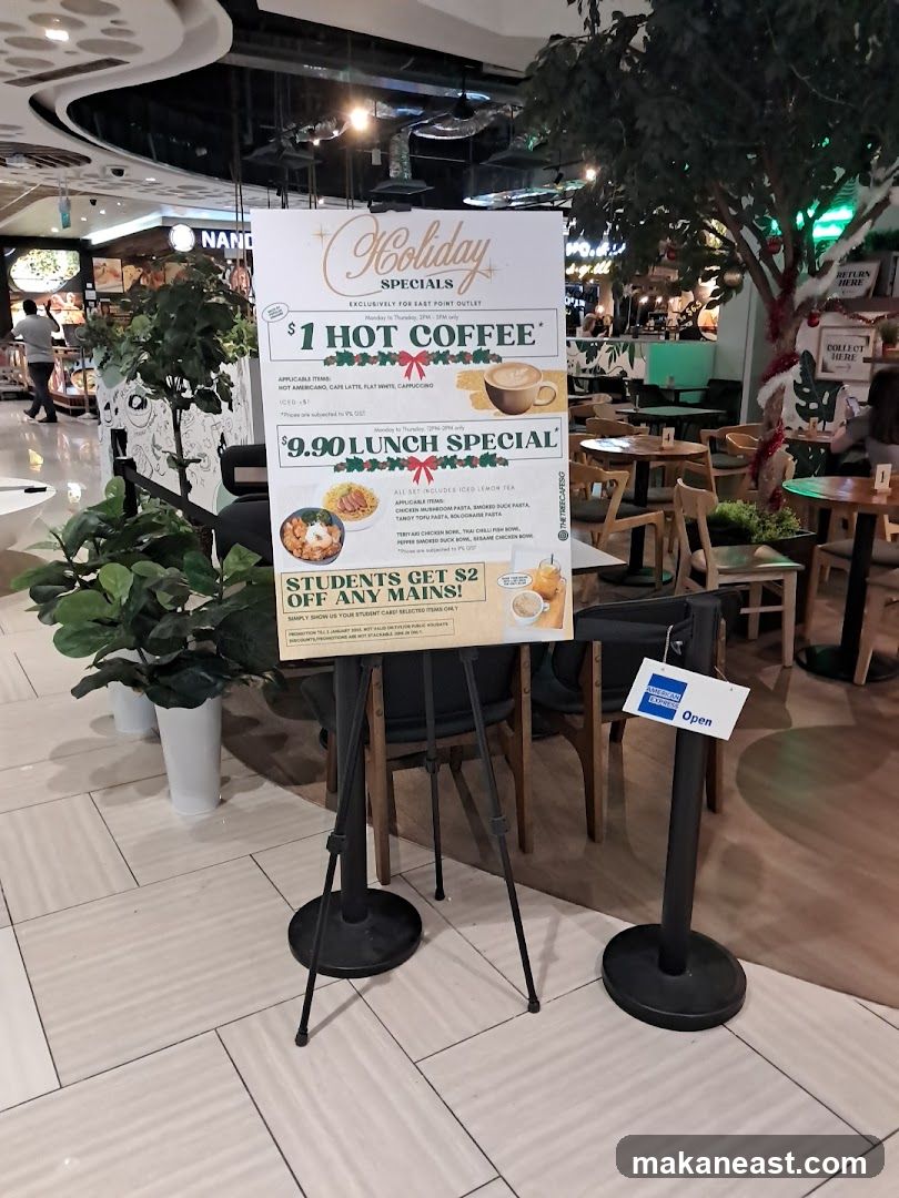 Holiday Specials Menu