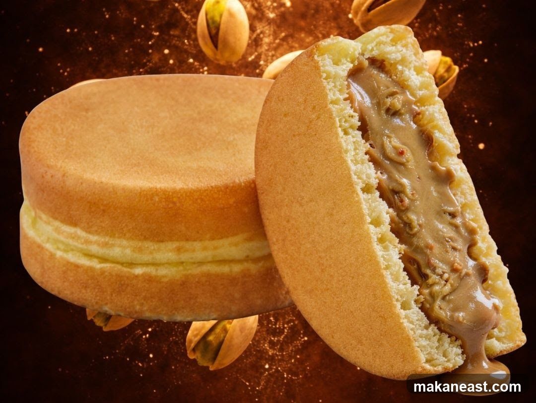 Pistachio Cream Filled Pancake