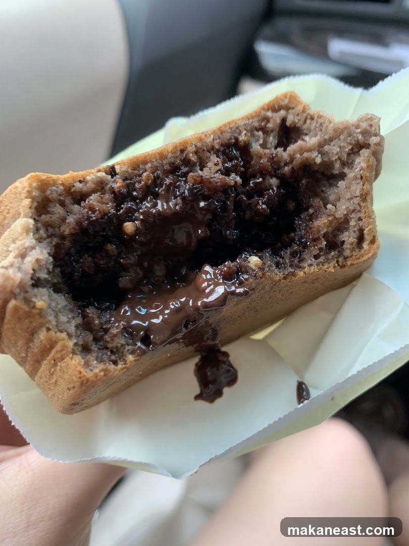 Chocolate filled pastry