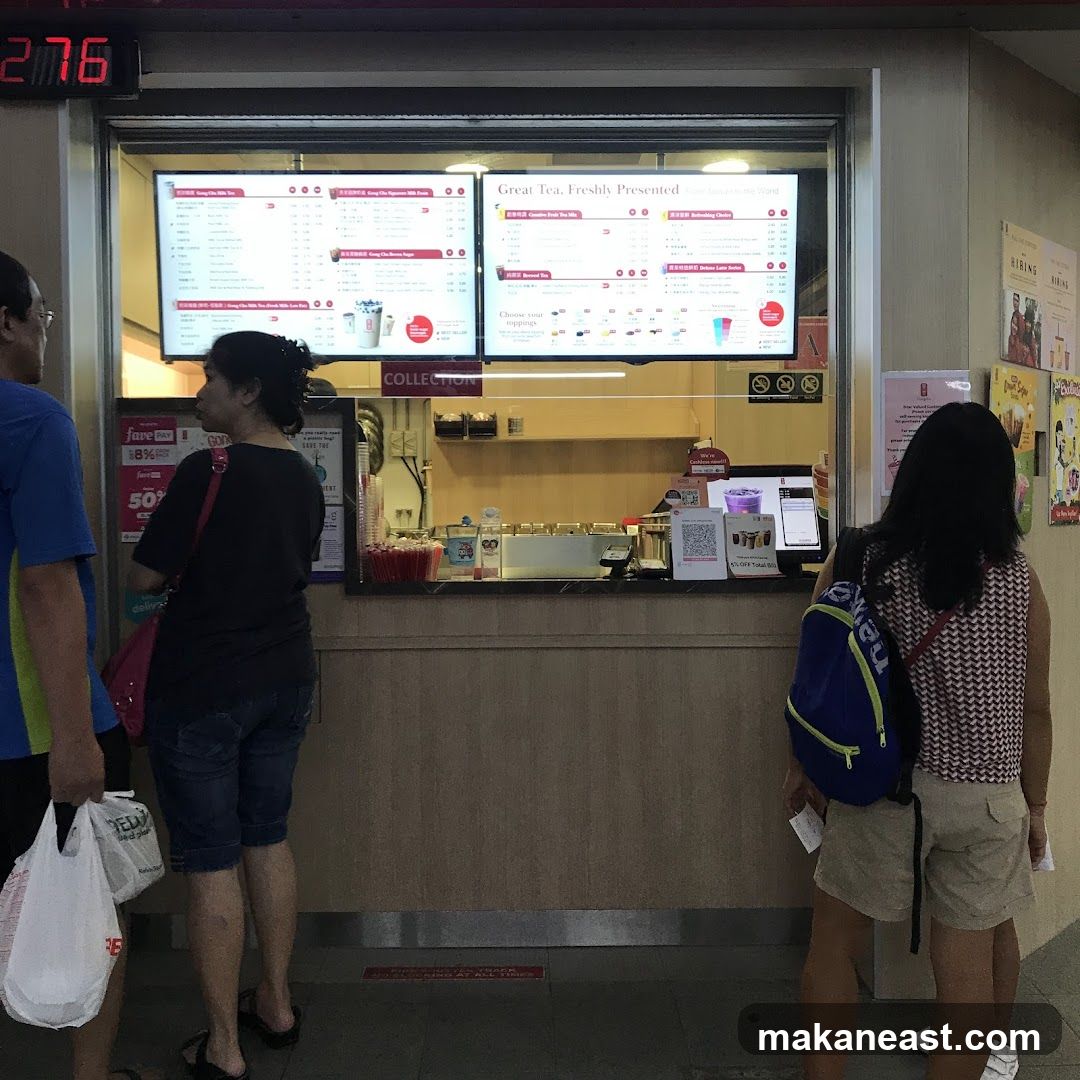 Bubble Tea Shop Counter