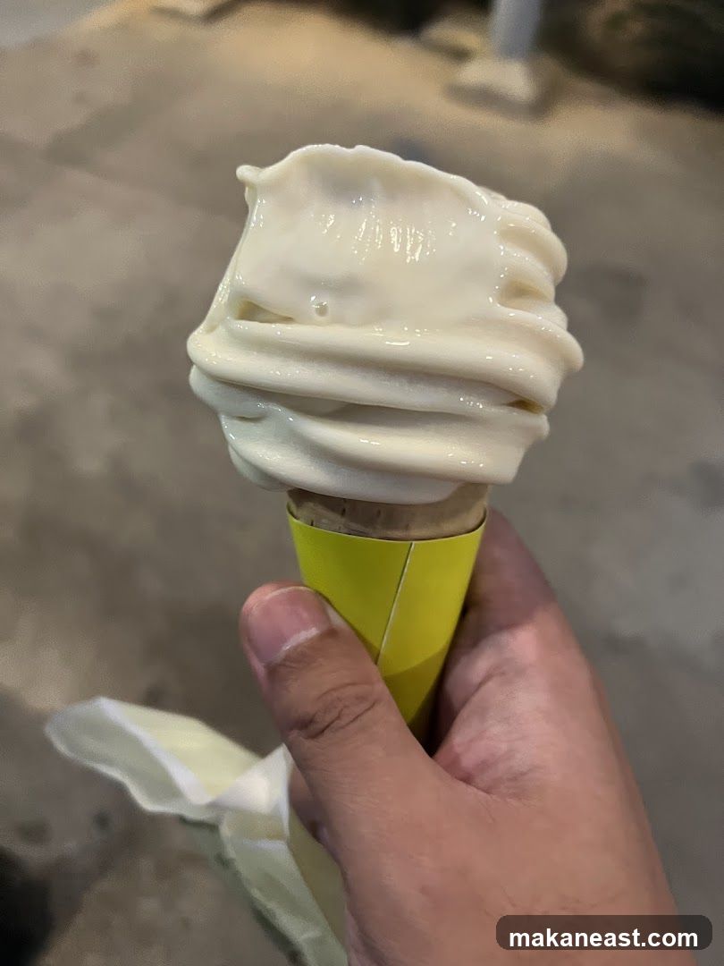 Soft Serve Ice Cream Cone