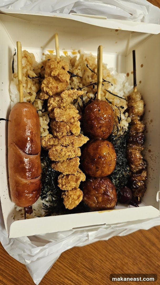 Bento Box with Skewers