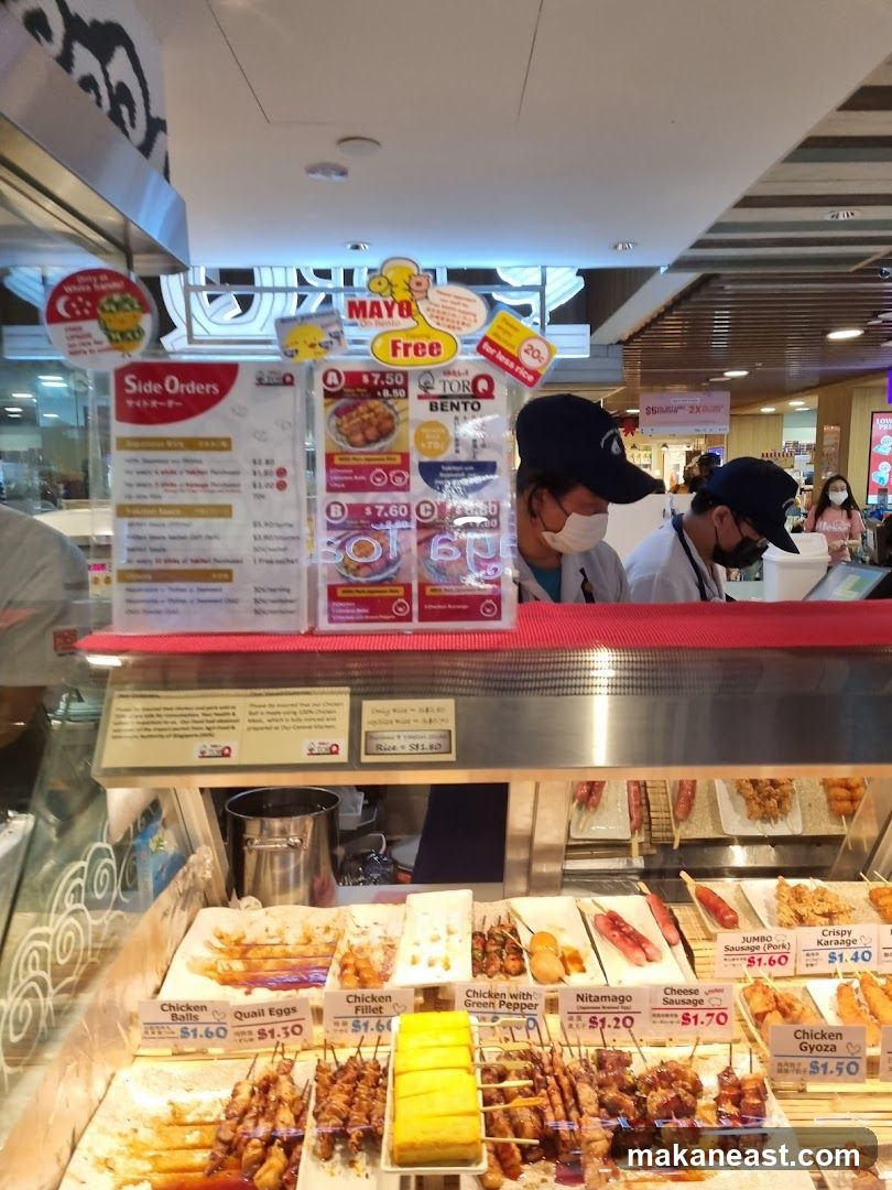 Food stall display