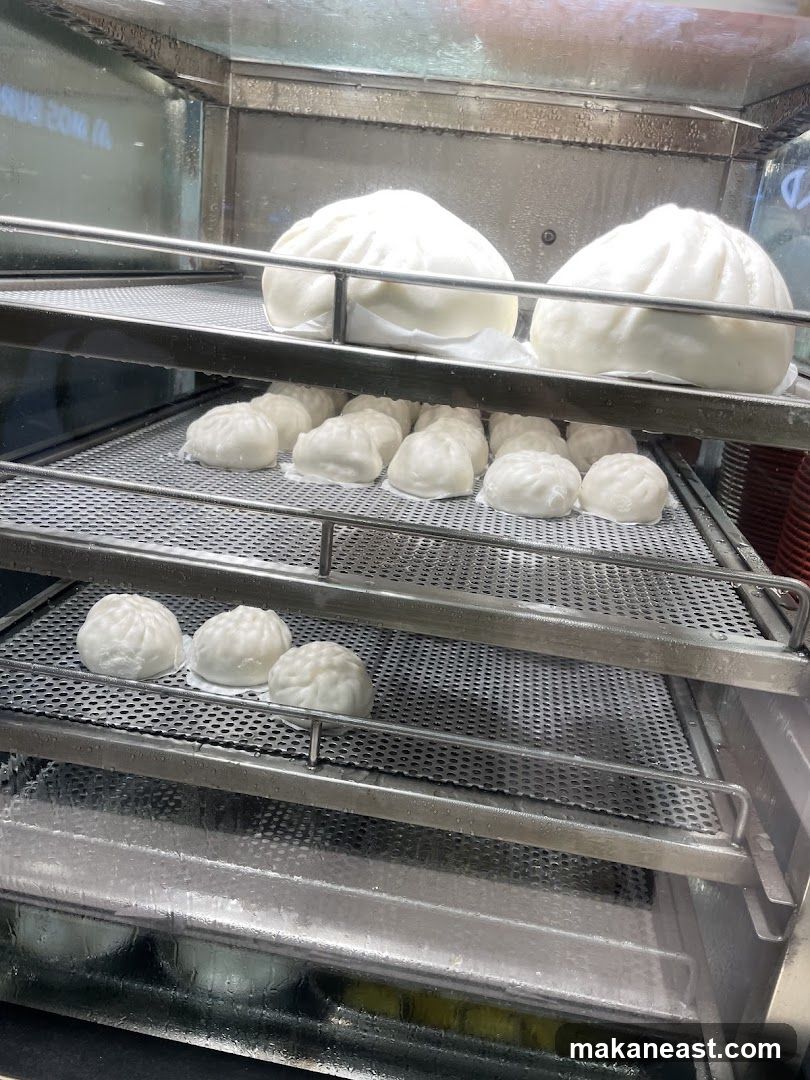 Steamed Buns in a Steamer