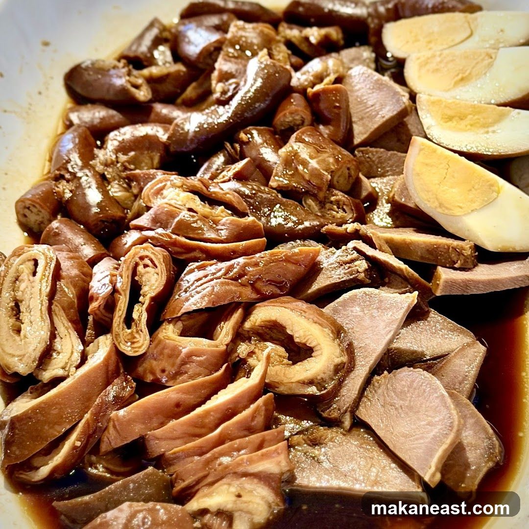 Braised Offal and Eggs