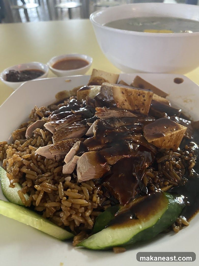 Duck Rice with Soup