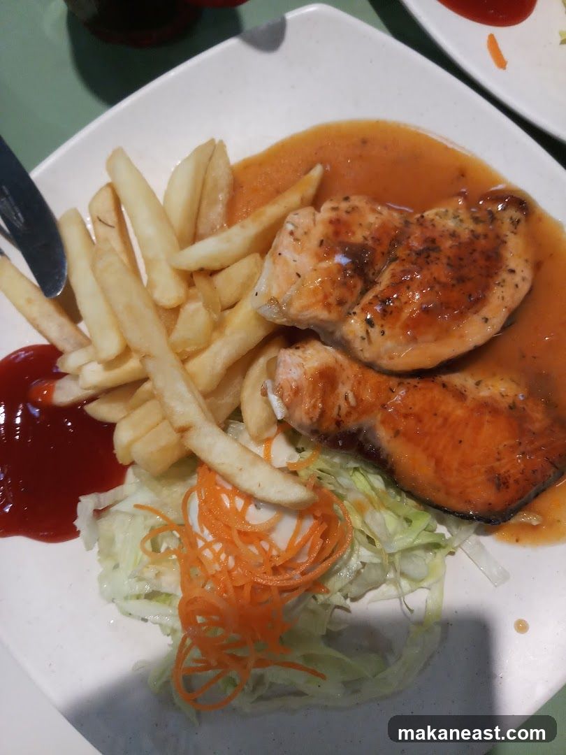 Salmon with Fries