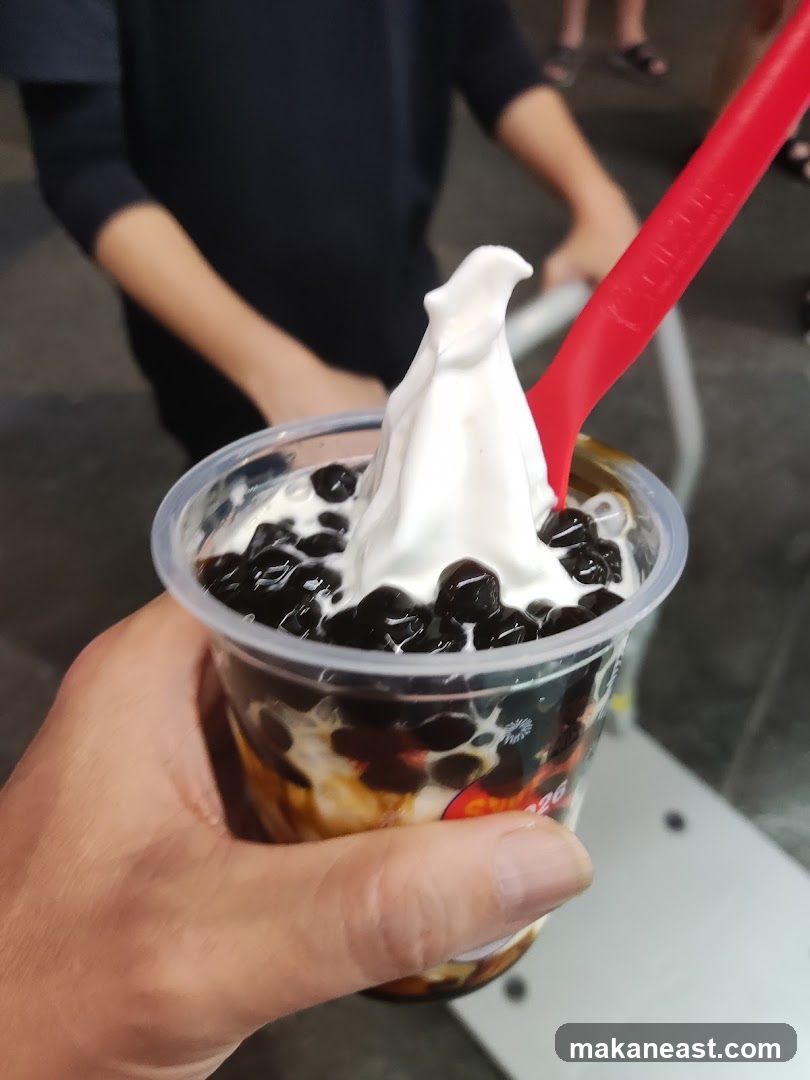 Brown Sugar Boba Soft Serve
