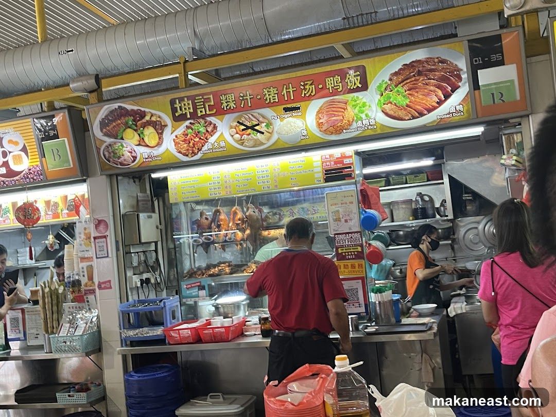 Food Stall with Roasted Ducks