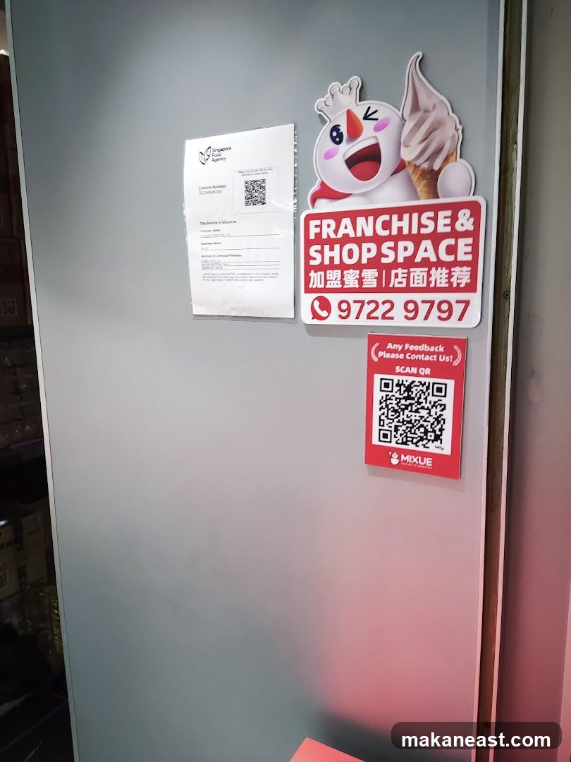 Franchise and Shop Space Advertisement
