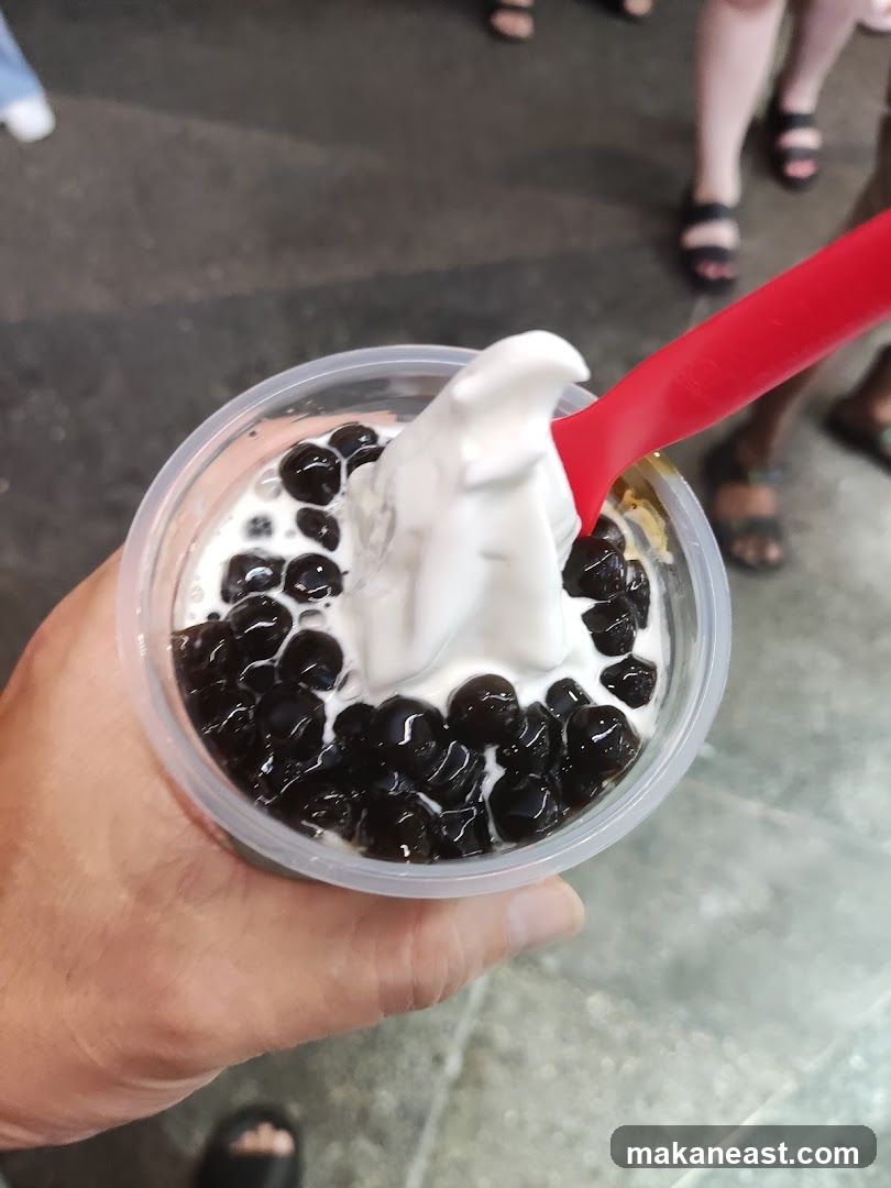 Bubble Tea with Soft Serve