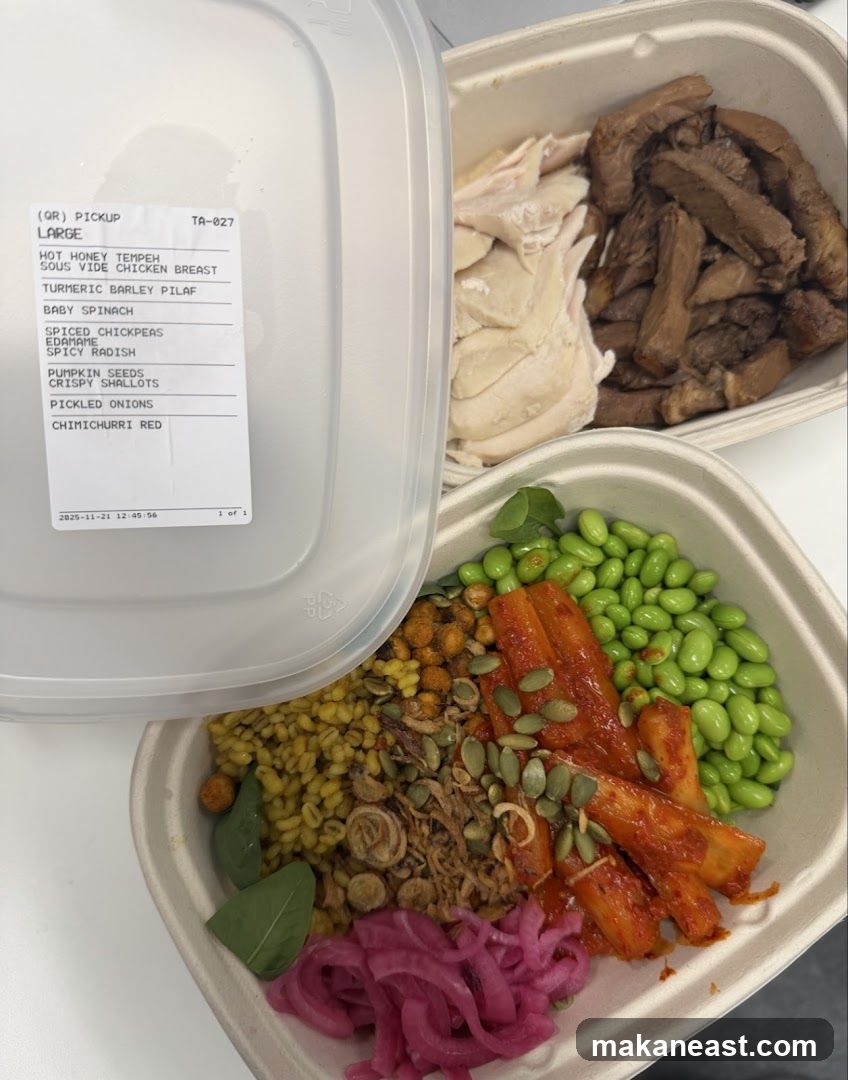 Takeout Containers with Food