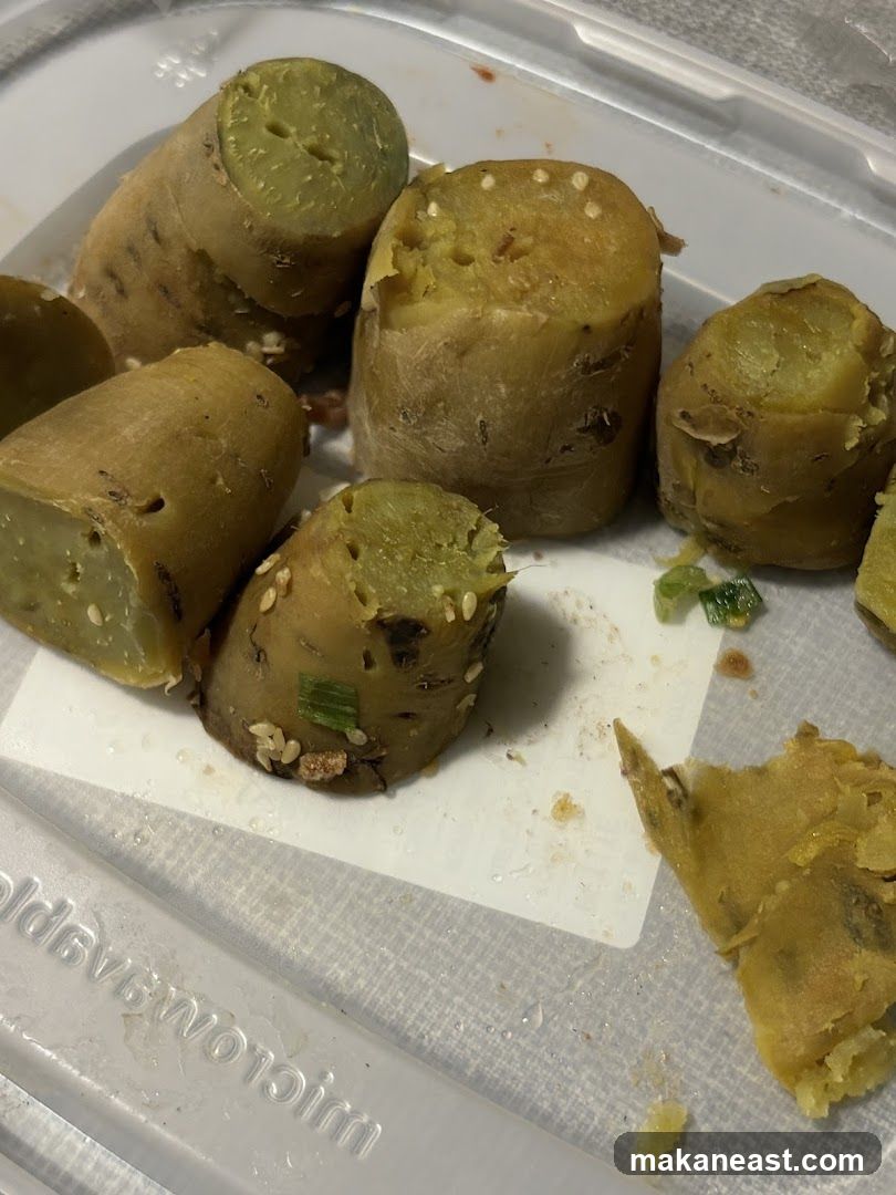 Cooked Sweet Potato Pieces