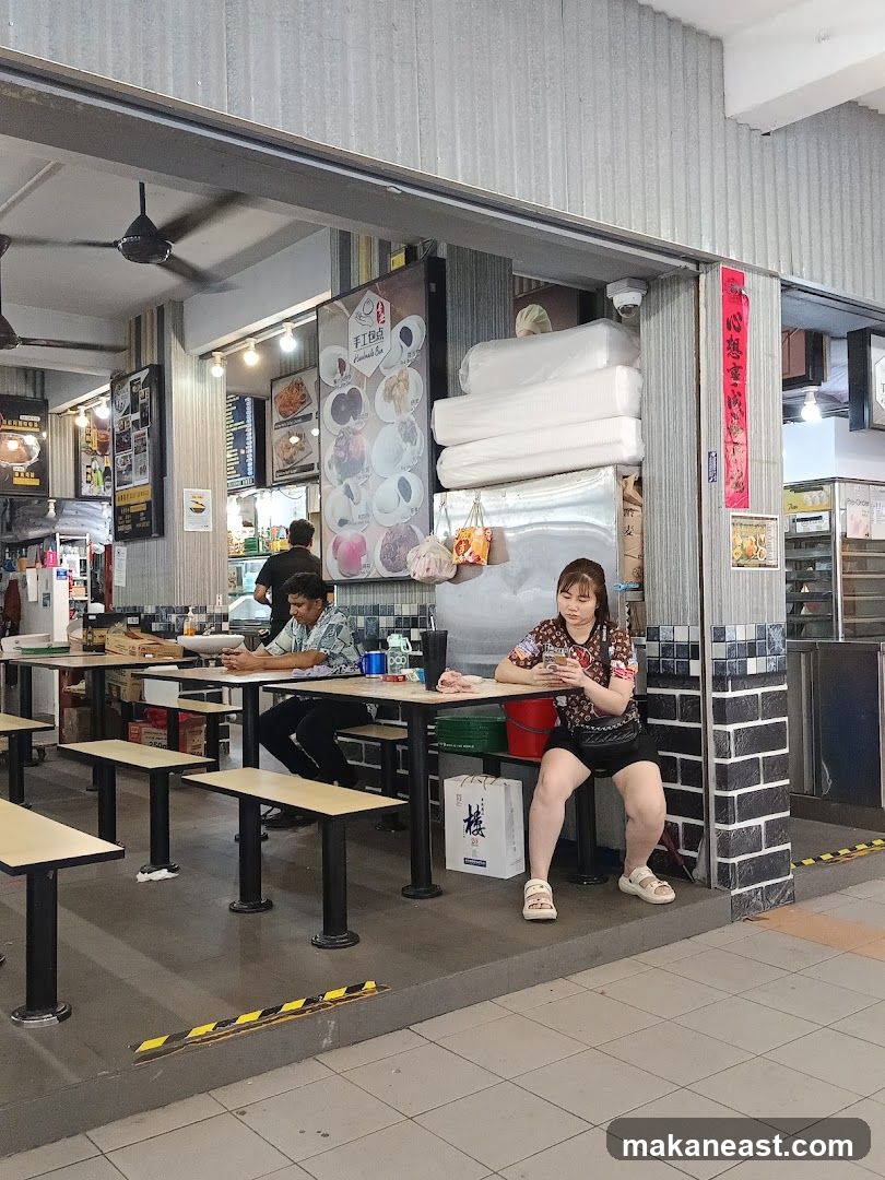 Food Stall with Seating Area
