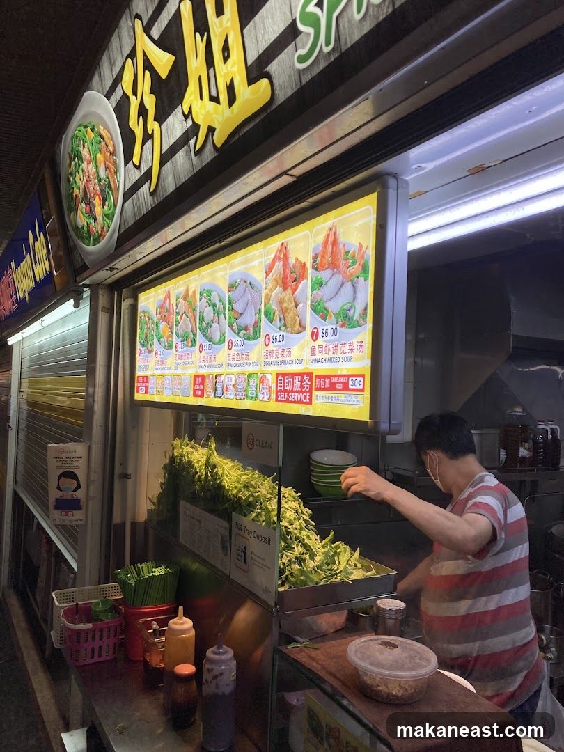 Spinach Soup (yong tau foo)