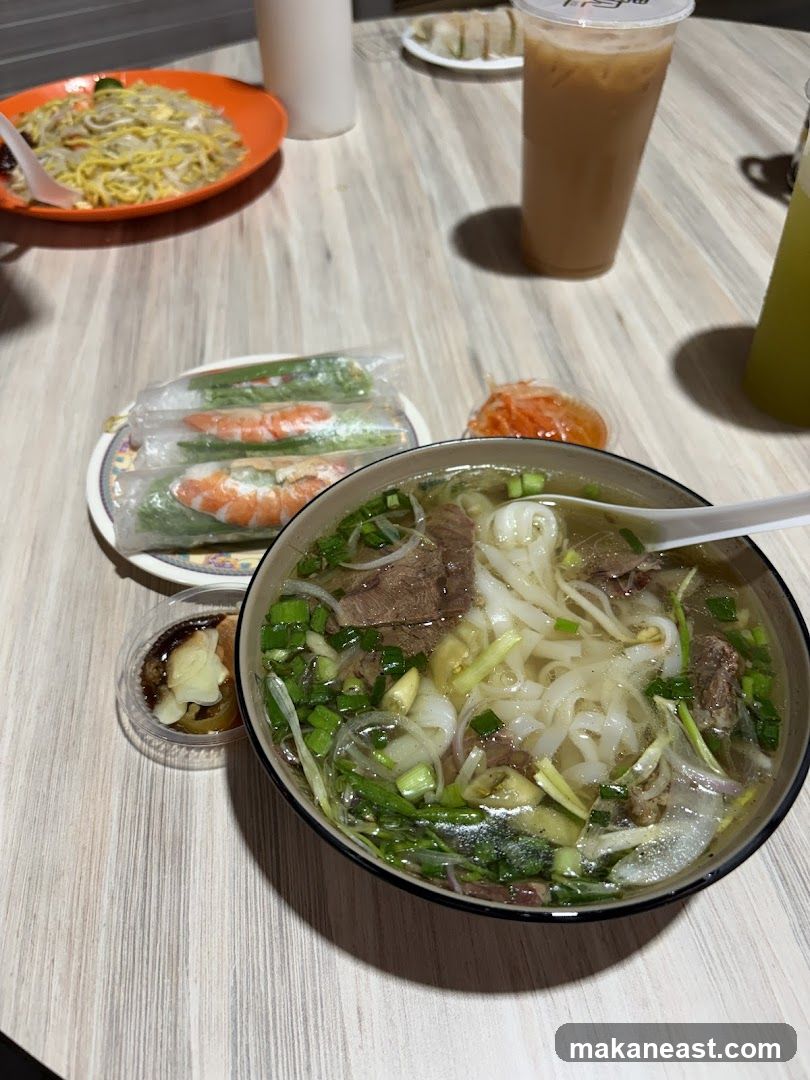 Vietnamese Food Spread