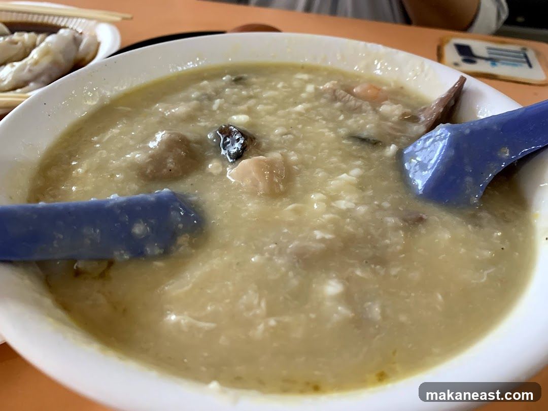 Congee with Meat and Shrimp