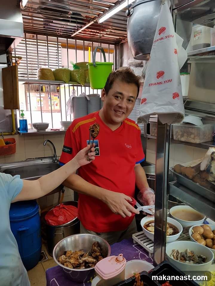 Man preparing food