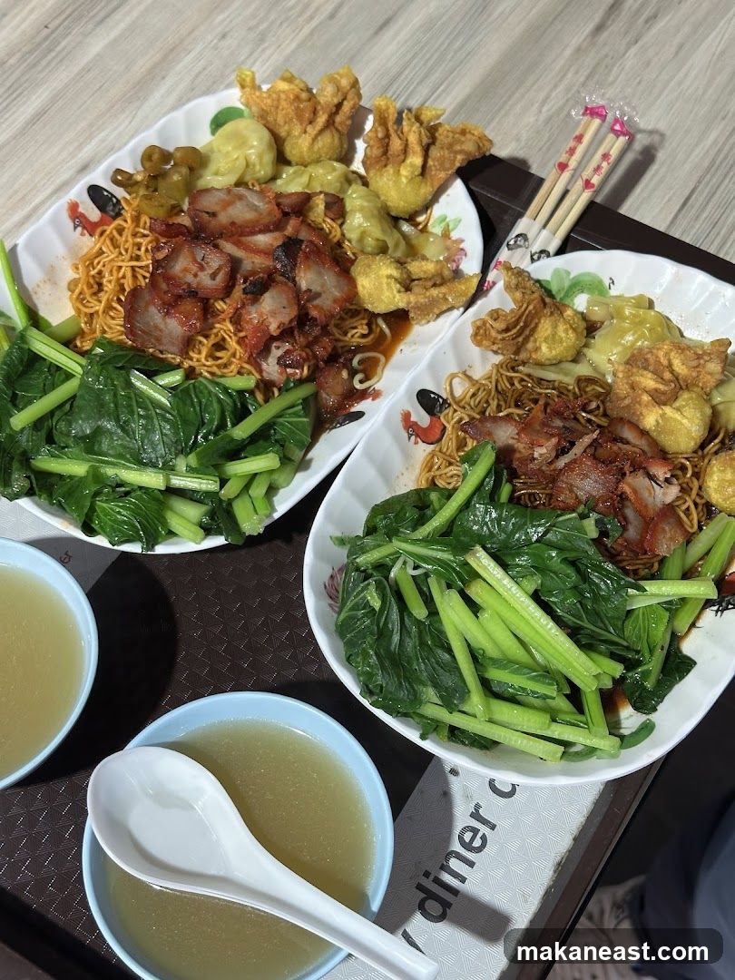 Noodles with Char Siu and Wontons