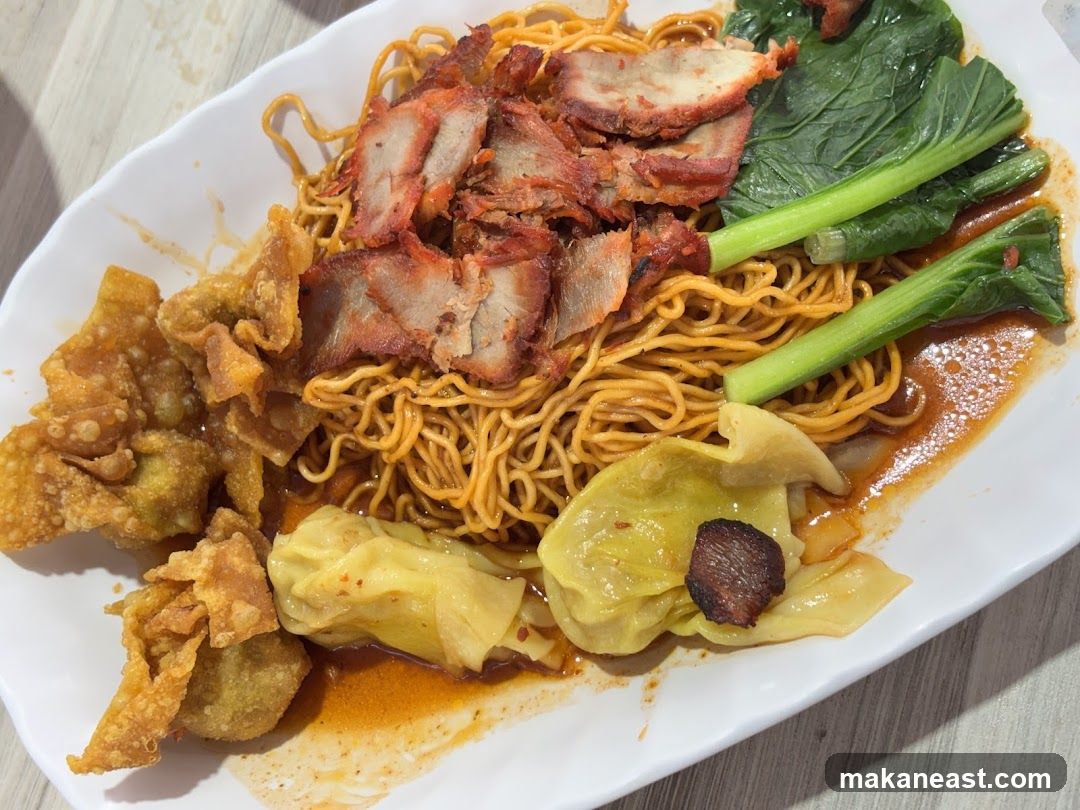 Noodles with Char Siu and Wontons