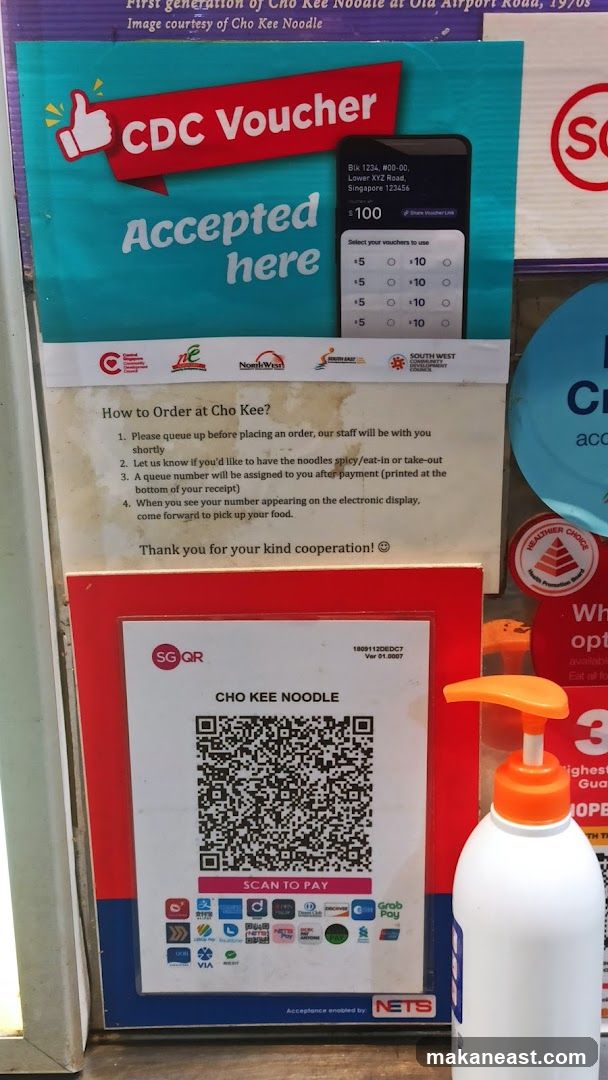 Cho Kee Noodle Ordering Information