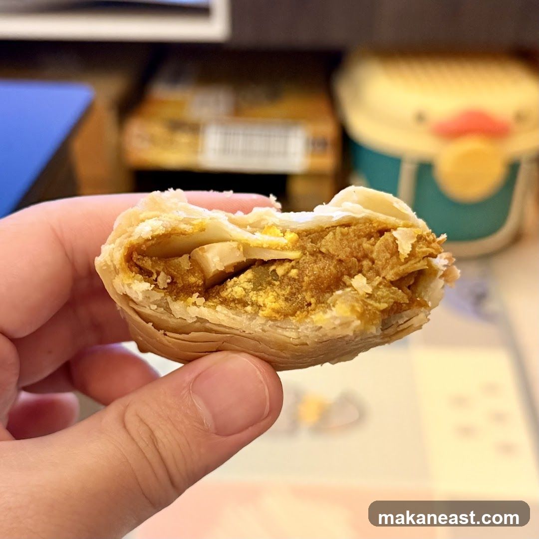 Close-up of a Curry Puff