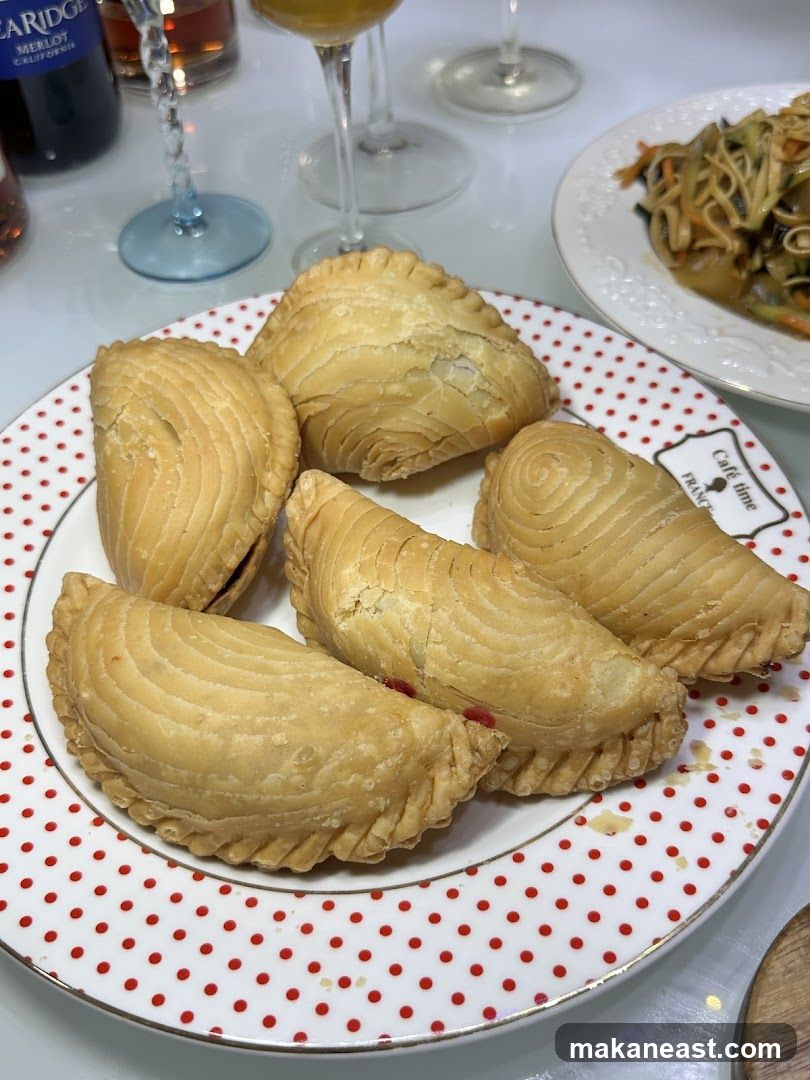 Curry Puffs and Noodles