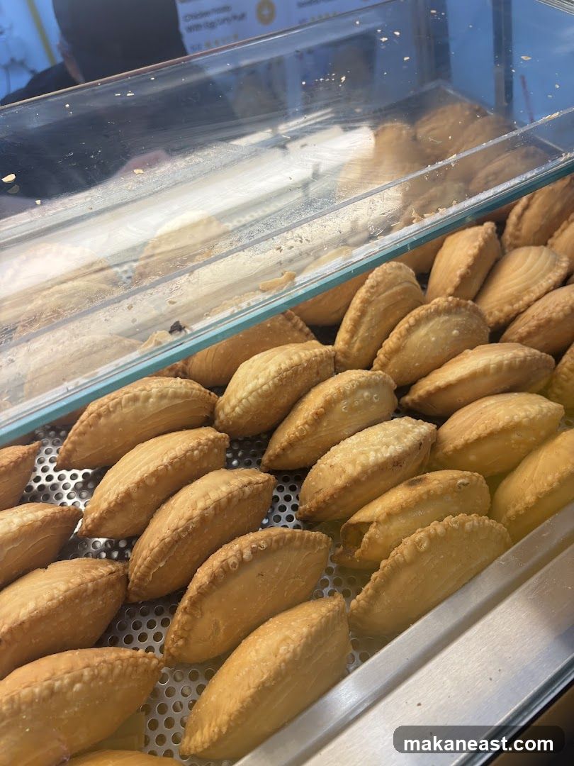 Pastries in a Display Case