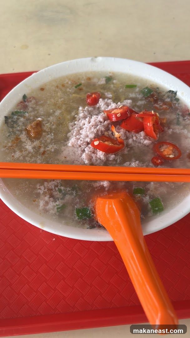 Minced Pork Soup with Chili