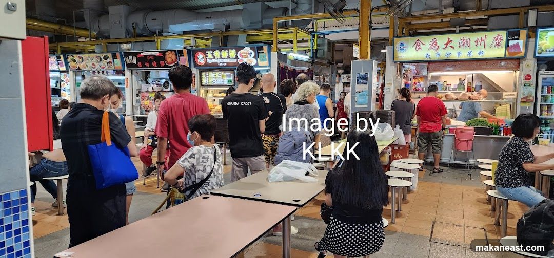 Busy Food Stall Area