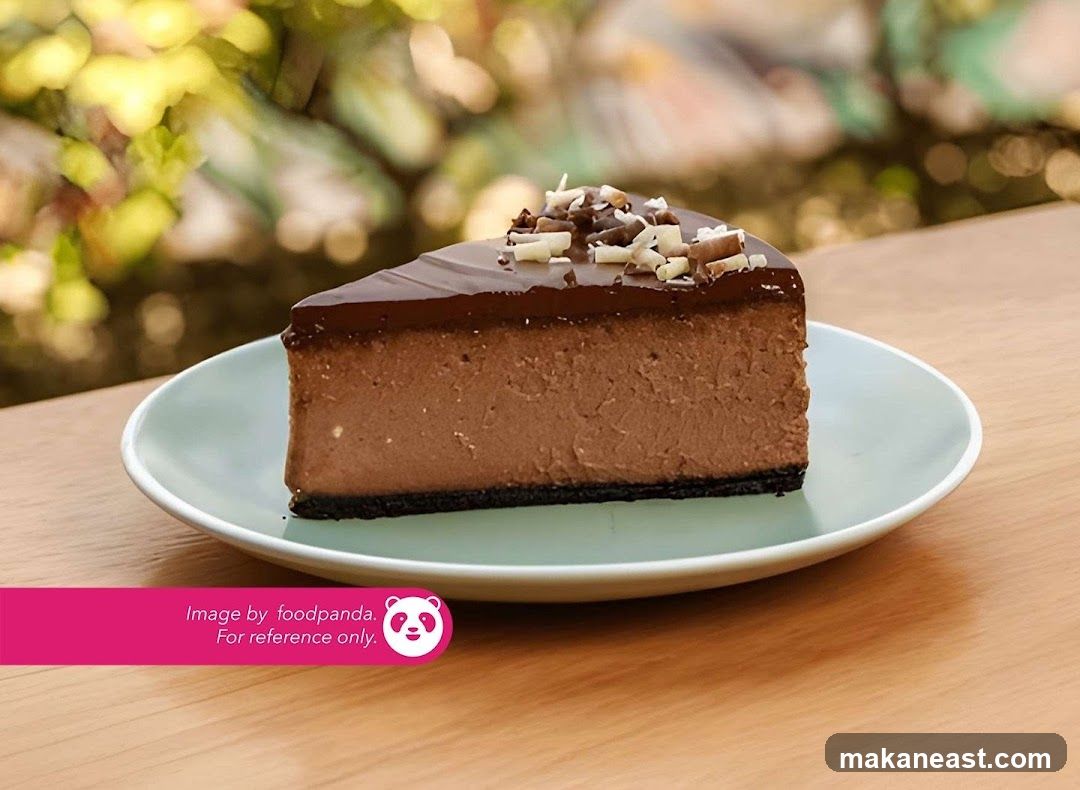 Chocolate Cheesecake Slice