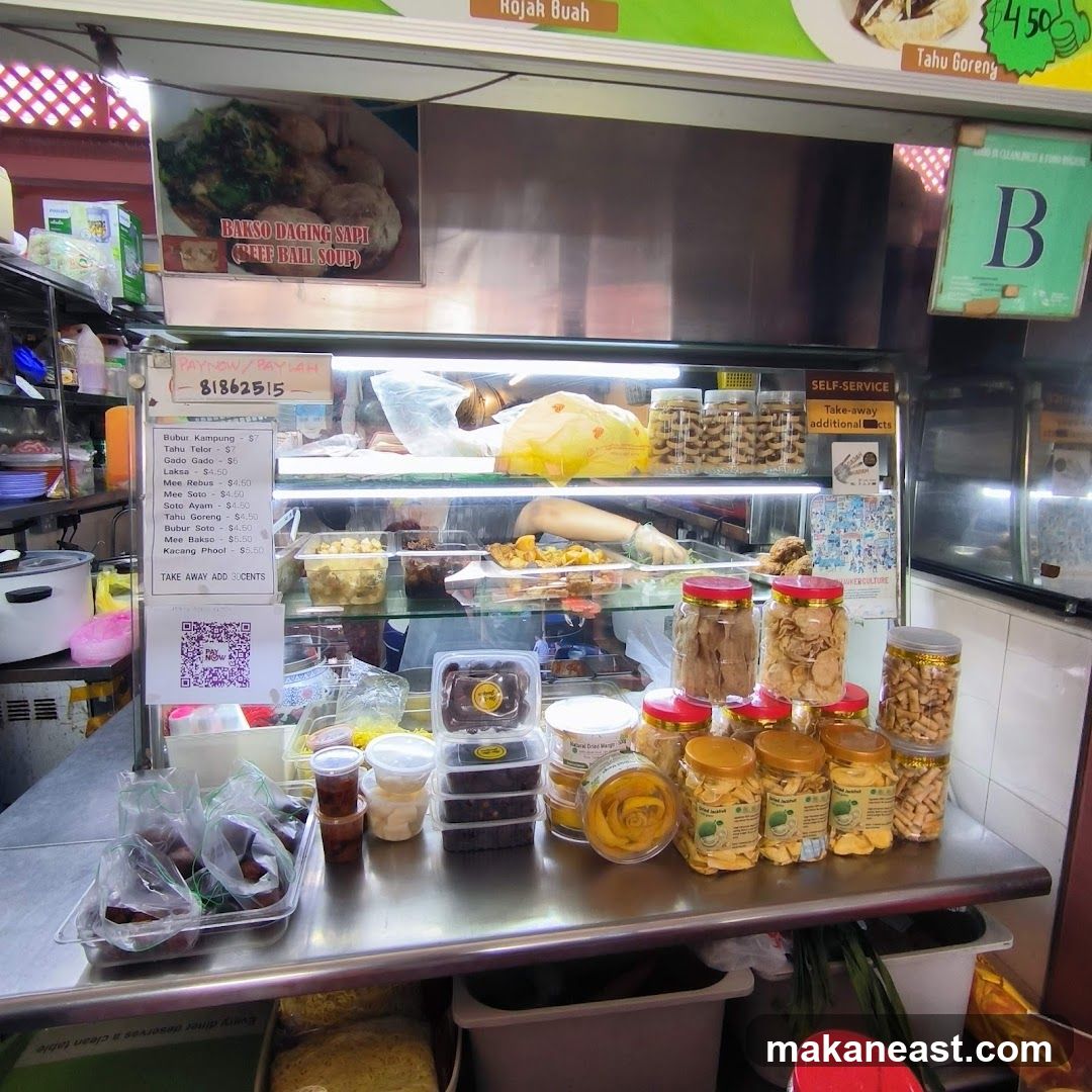 Food stall display