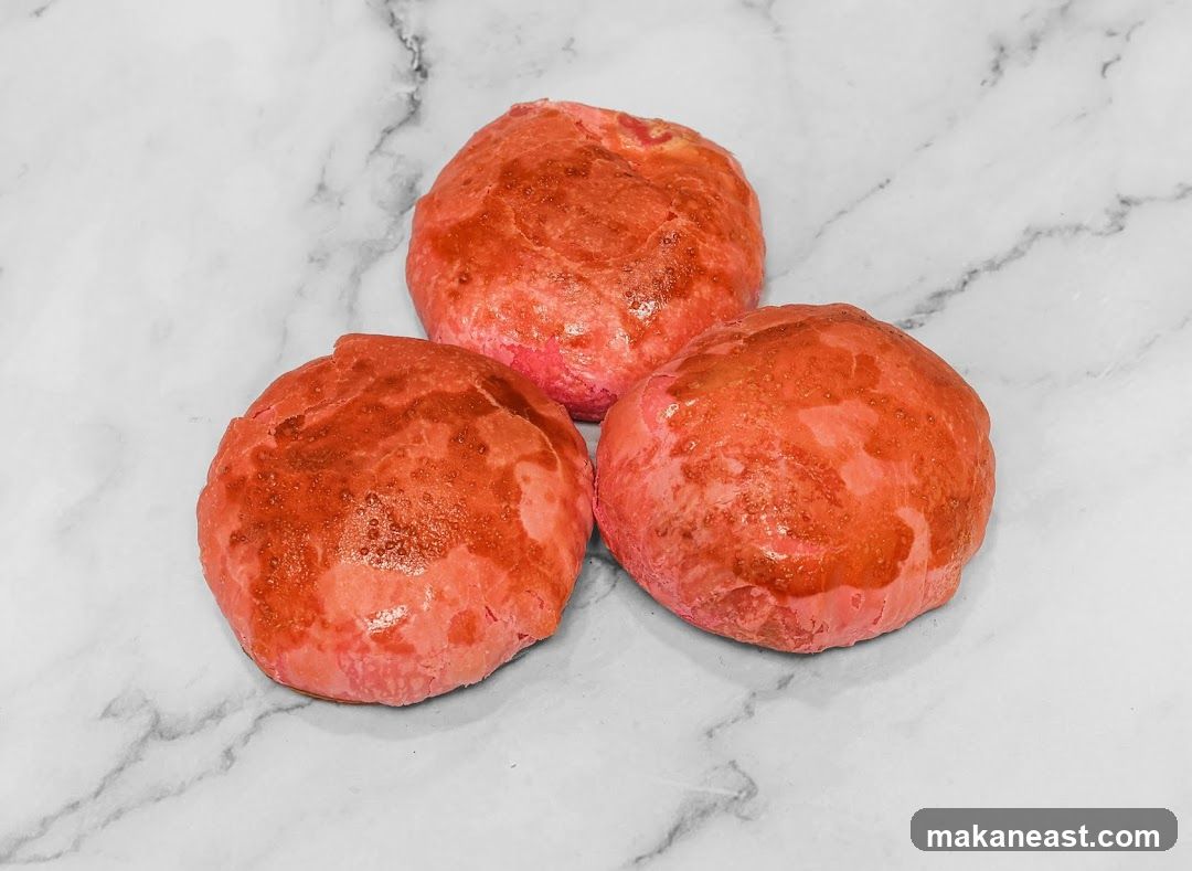 Three Pink Buns
