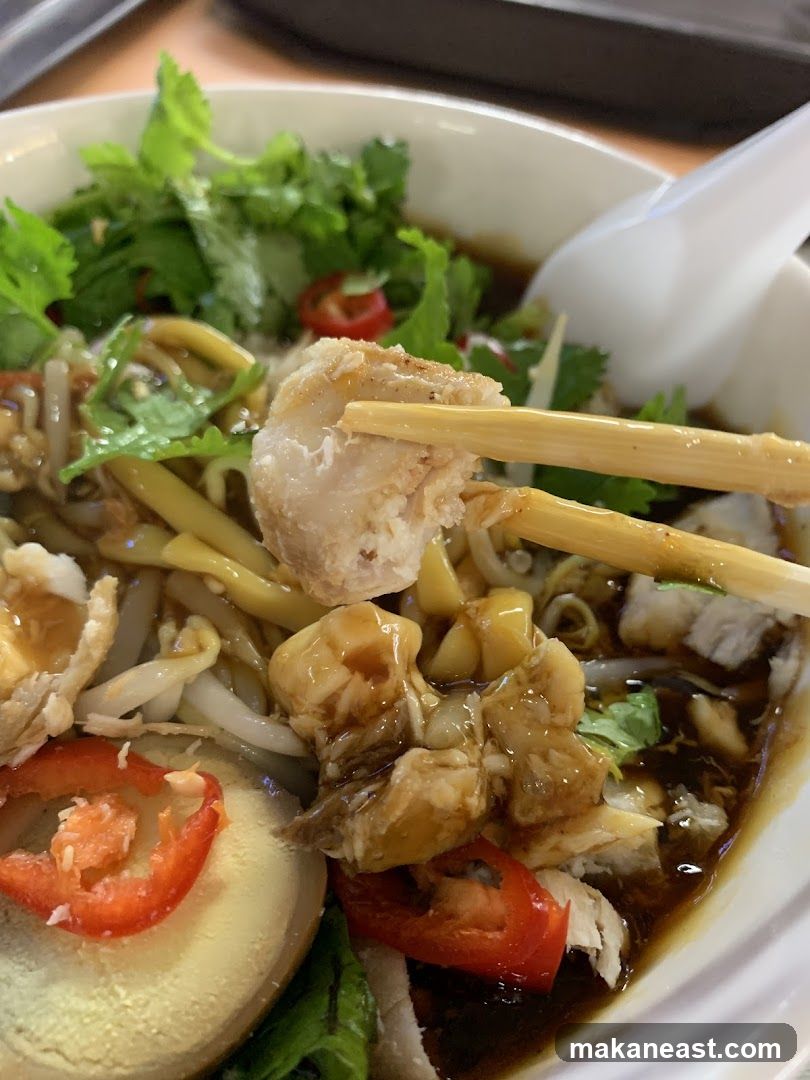 Noodle Soup with Chicken and Chili