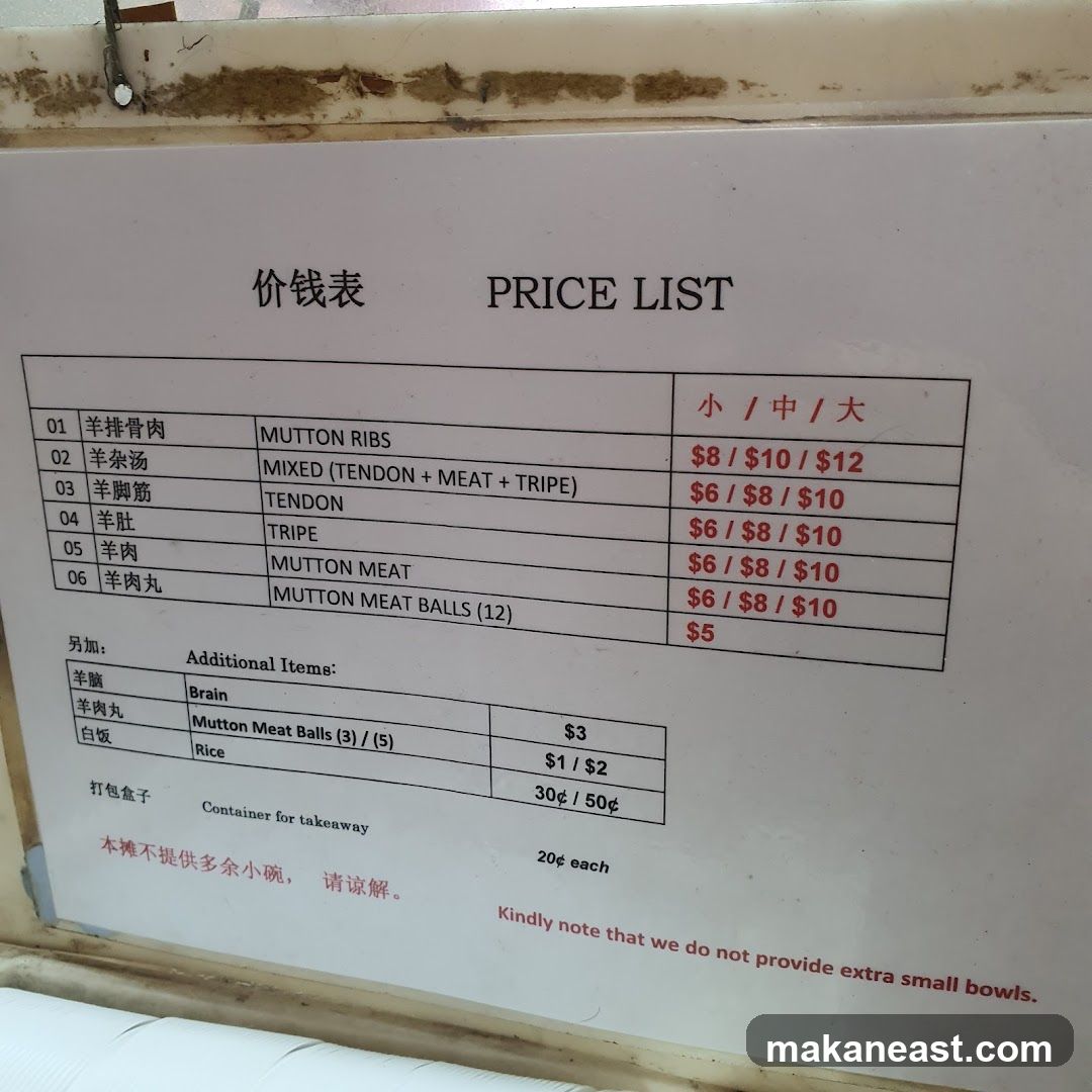 PRICE LIST