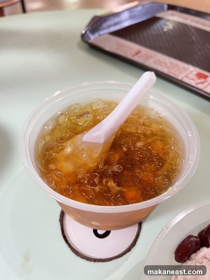 Iced Tea with Ice and Fruit