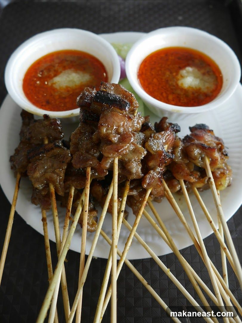 Satay Skewers with Peanut Sauce