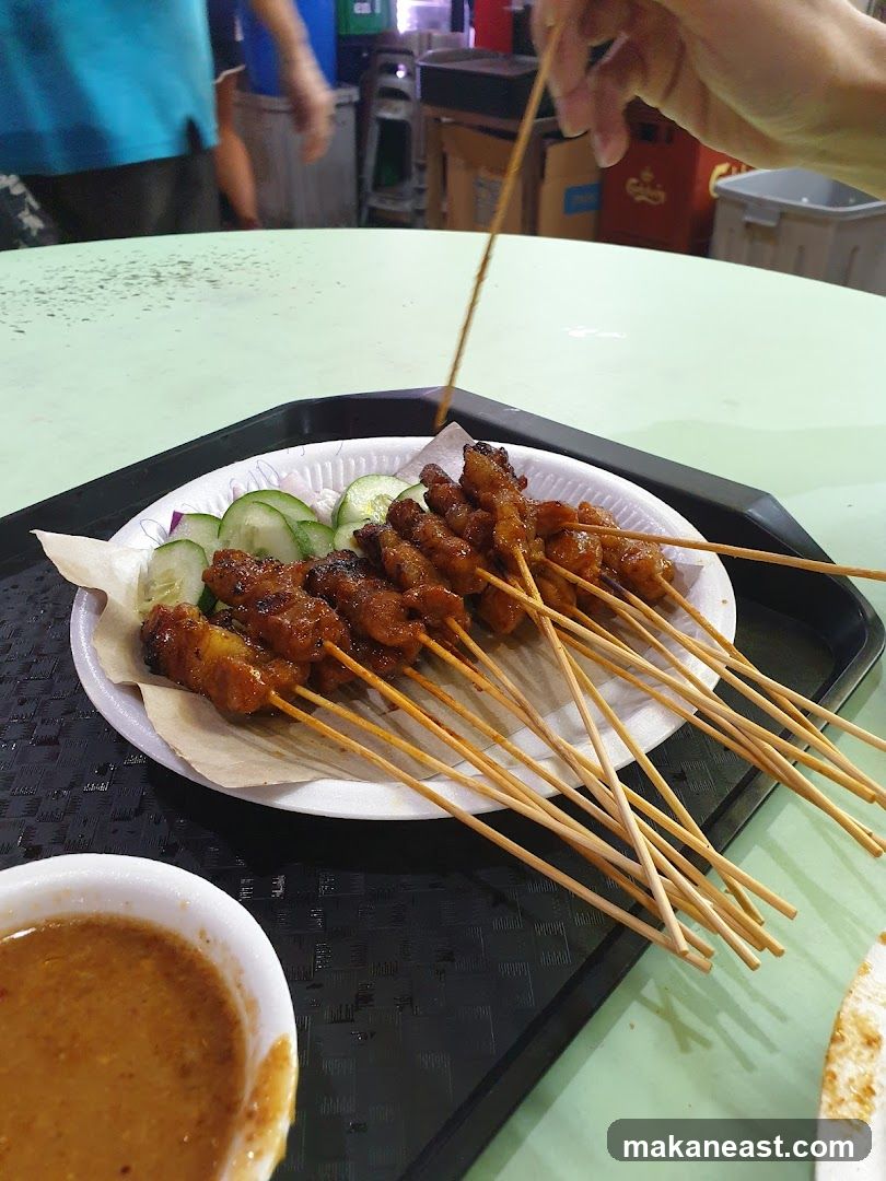 Satay Skewers with Peanut Sauce