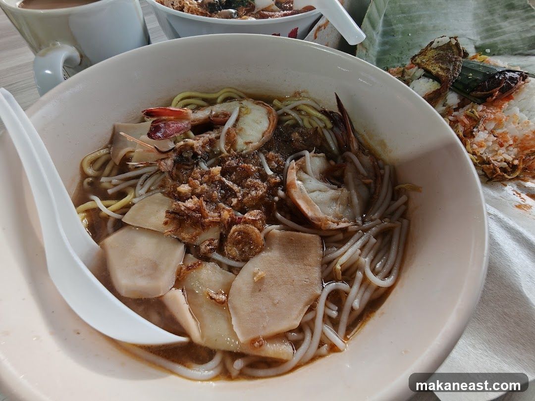 Noodle Soup with Shrimp