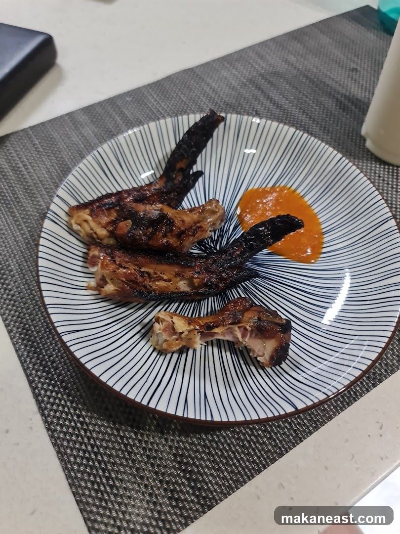 Grilled Chicken Wings with Sauce