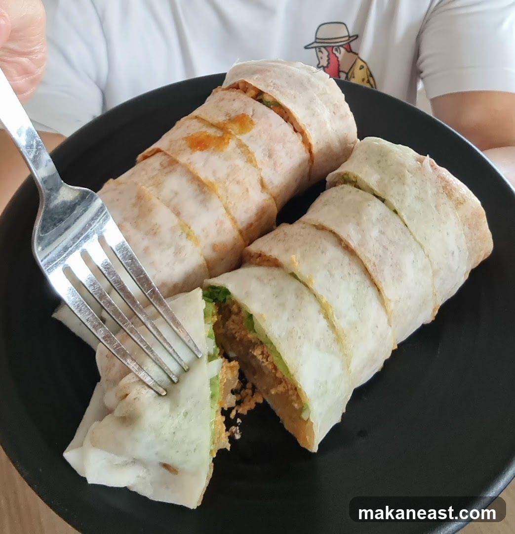 Spring Rolls on a Plate