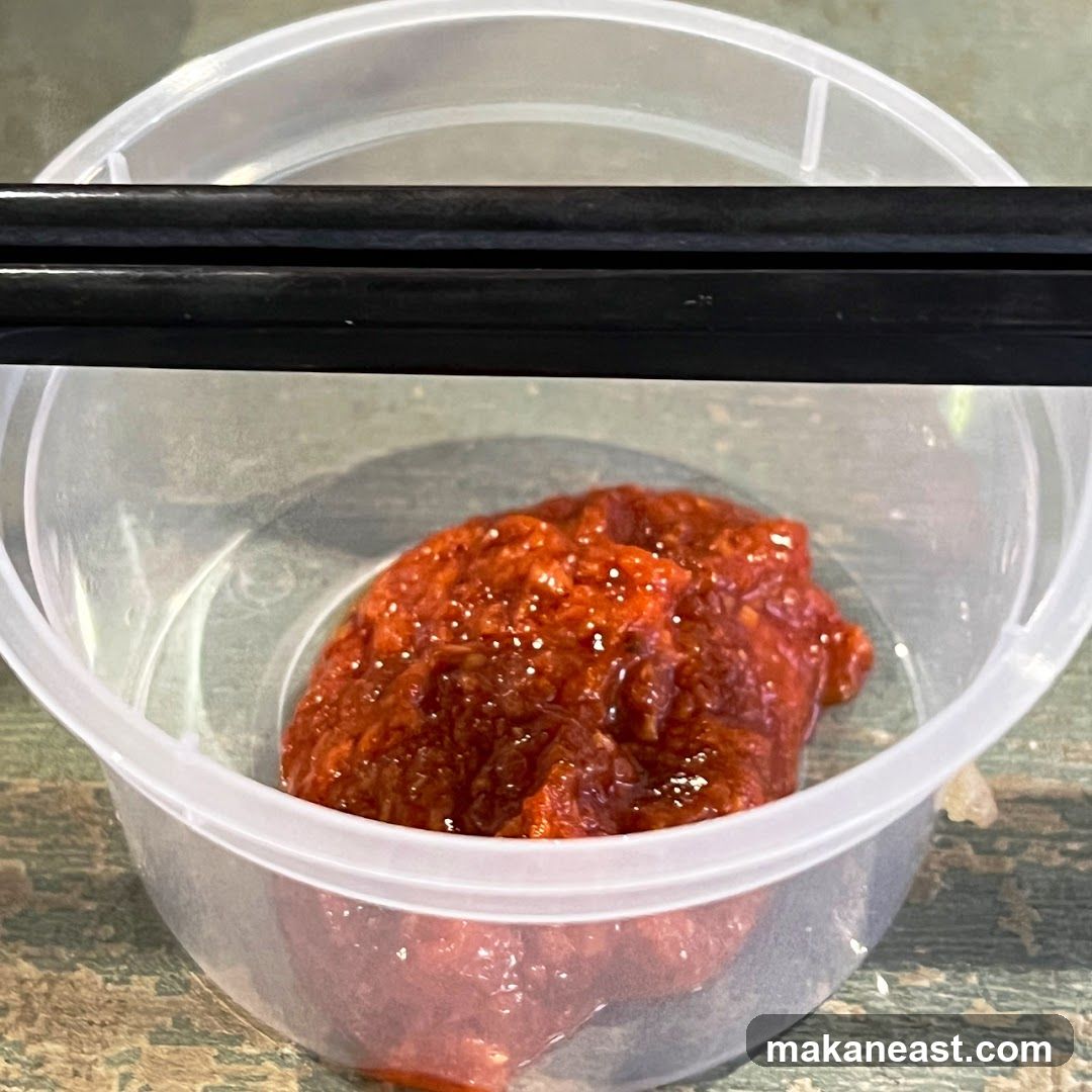 Spicy Red Paste in Container
