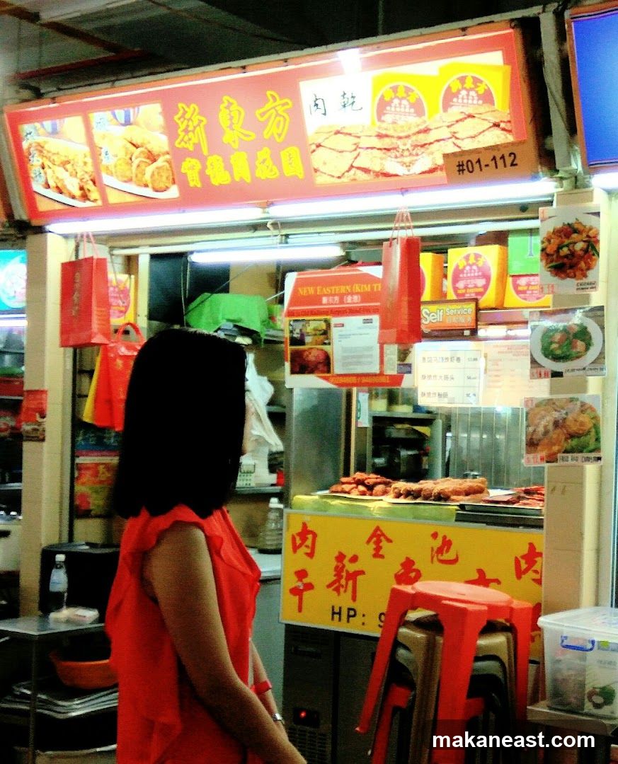 Food Stall with Menu and Food Display