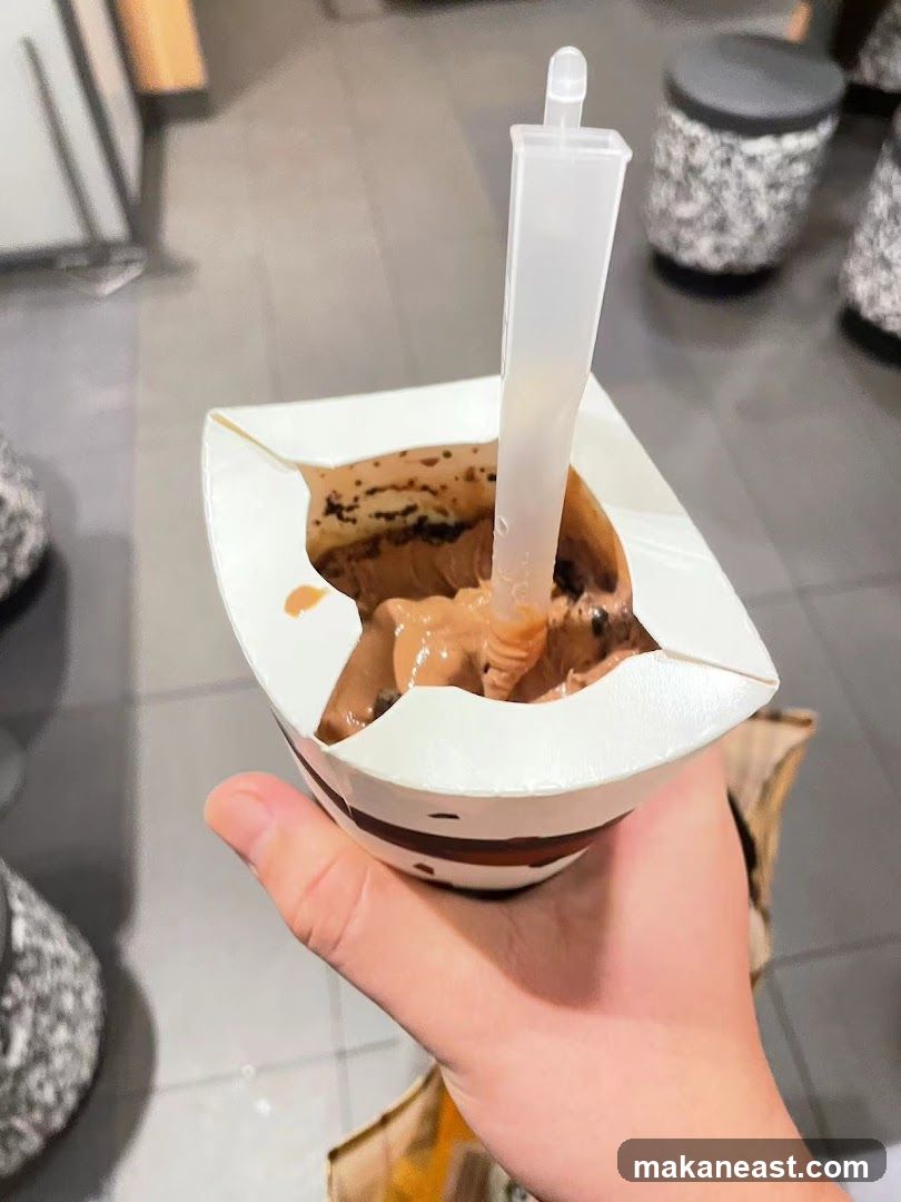 Chocolate Ice Cream Cup