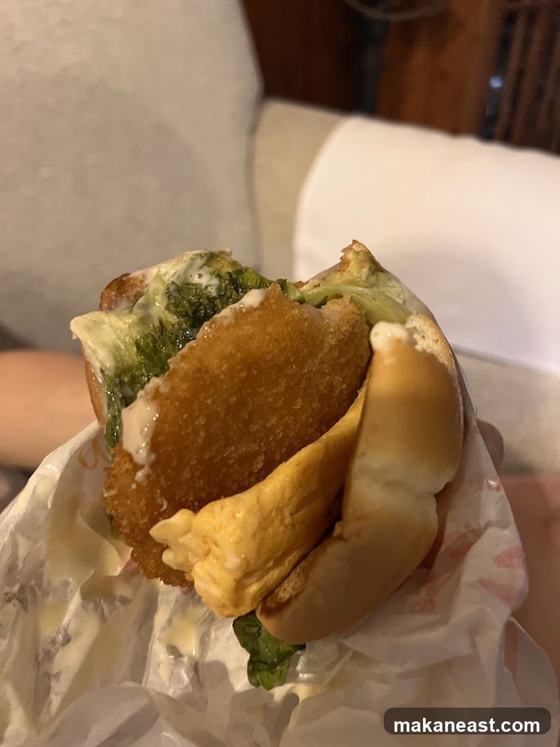 Burger with Egg and Broccoli