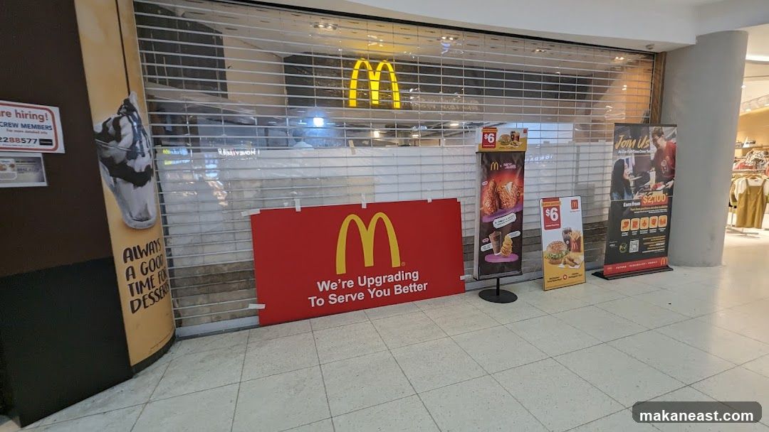 McDonald's Storefront with Promotional Banners