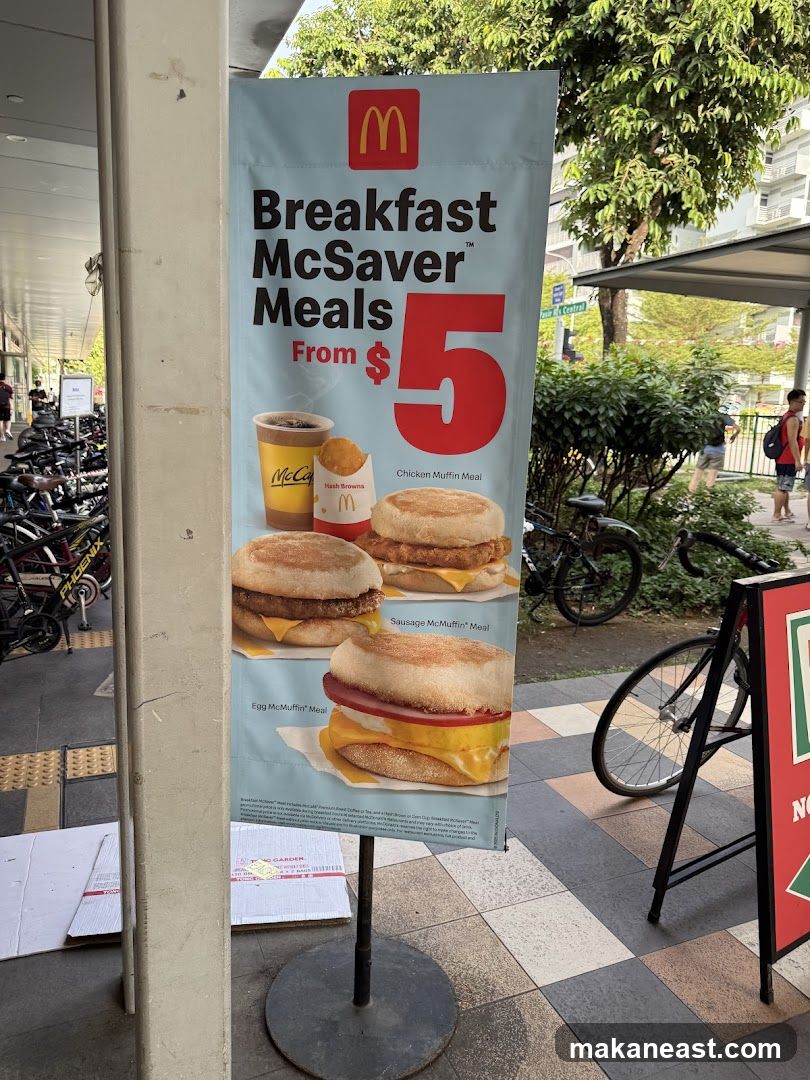 McDonald's Breakfast McSaver Meals